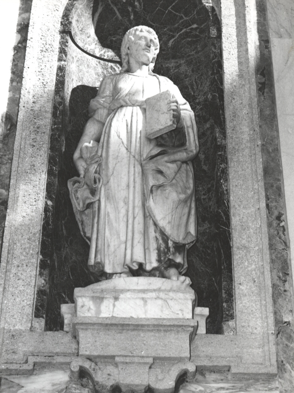 SAN GIOVANNI EVANGELISTA (statua, opera isolata) di Carlone Taddeo (primo quarto sec. XVII)