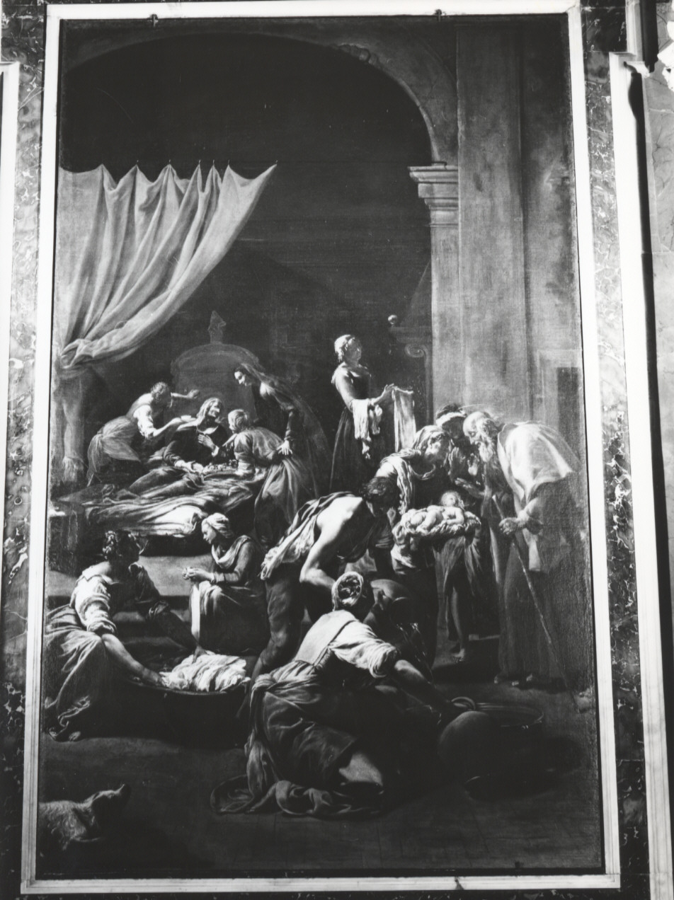 NATIVITA' DELLA VERGINE (dipinto, opera isolata) di Borgianni Orazio (primo quarto sec. XVII)