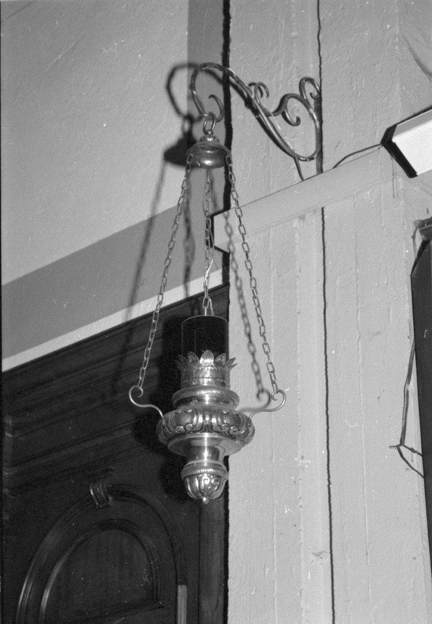 lampada pensile, serie - ambito ligure (prima metà sec. XX)