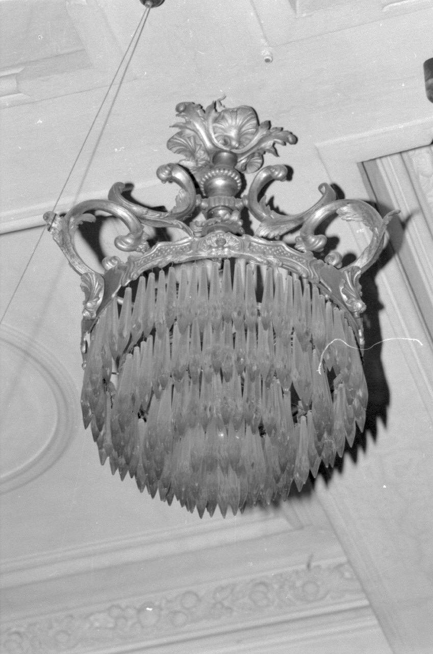 lampadario, opera isolata - ambito ligure (inizio sec. XX)