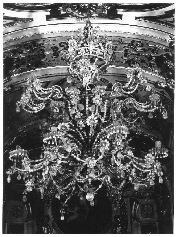 lampadario - a bracci, opera isolata - manifattura italiana (sec. XVIII)