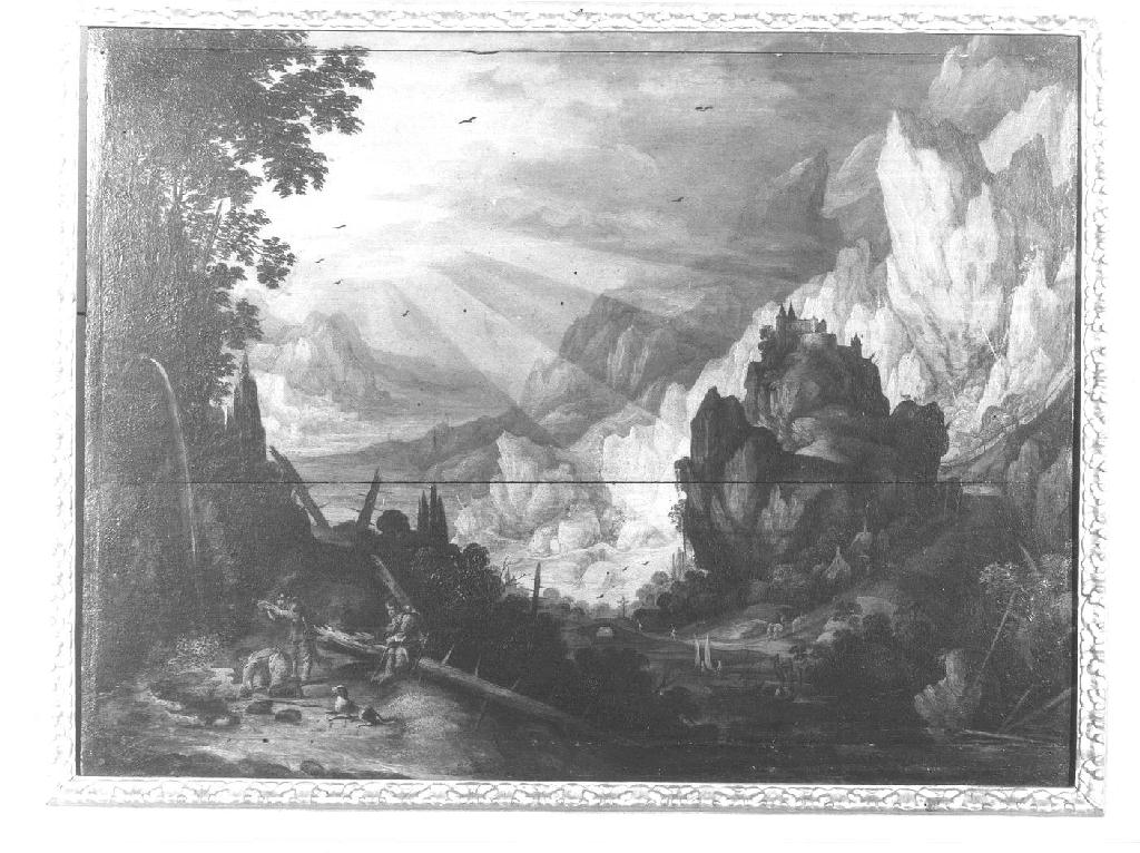 PAESAGGIO (dipinto) di De Keuninck Kerstiaen (scuola) (fine/inizio secc. XVI/ XVII)