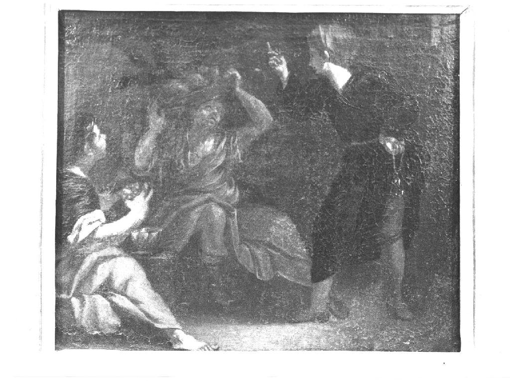 GIUSEPPE SPIEGA I SOGNI (dipinto) - ambito genovese (sec. XVII)