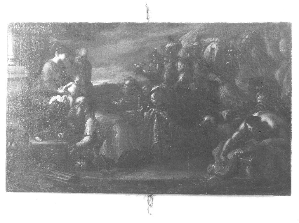 ADORAZIONE DEI MAGI (dipinto) di Biscaino Bartolomeo (metà sec. XVII)