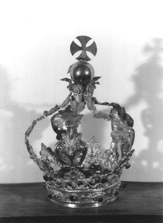 corona da statua, opera isolata - manifattura genovese (terzo quarto sec. XIX)