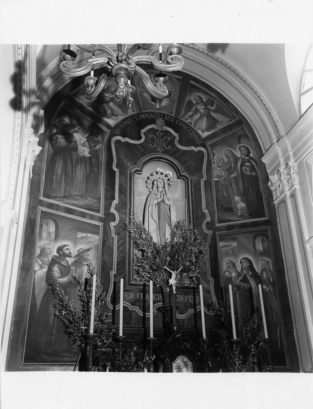 Madonna Immacolata (scultura, opera isolata) di Marcenaro Angelo (fine/inizio secc. XIX/ XX)