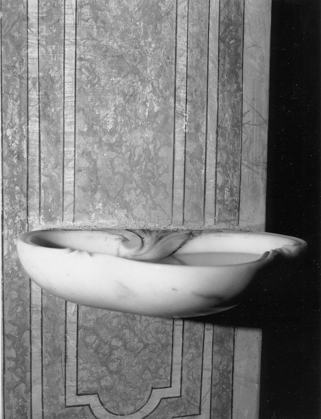 acquasantiera, coppia - bottega genovese (sec. XIX)