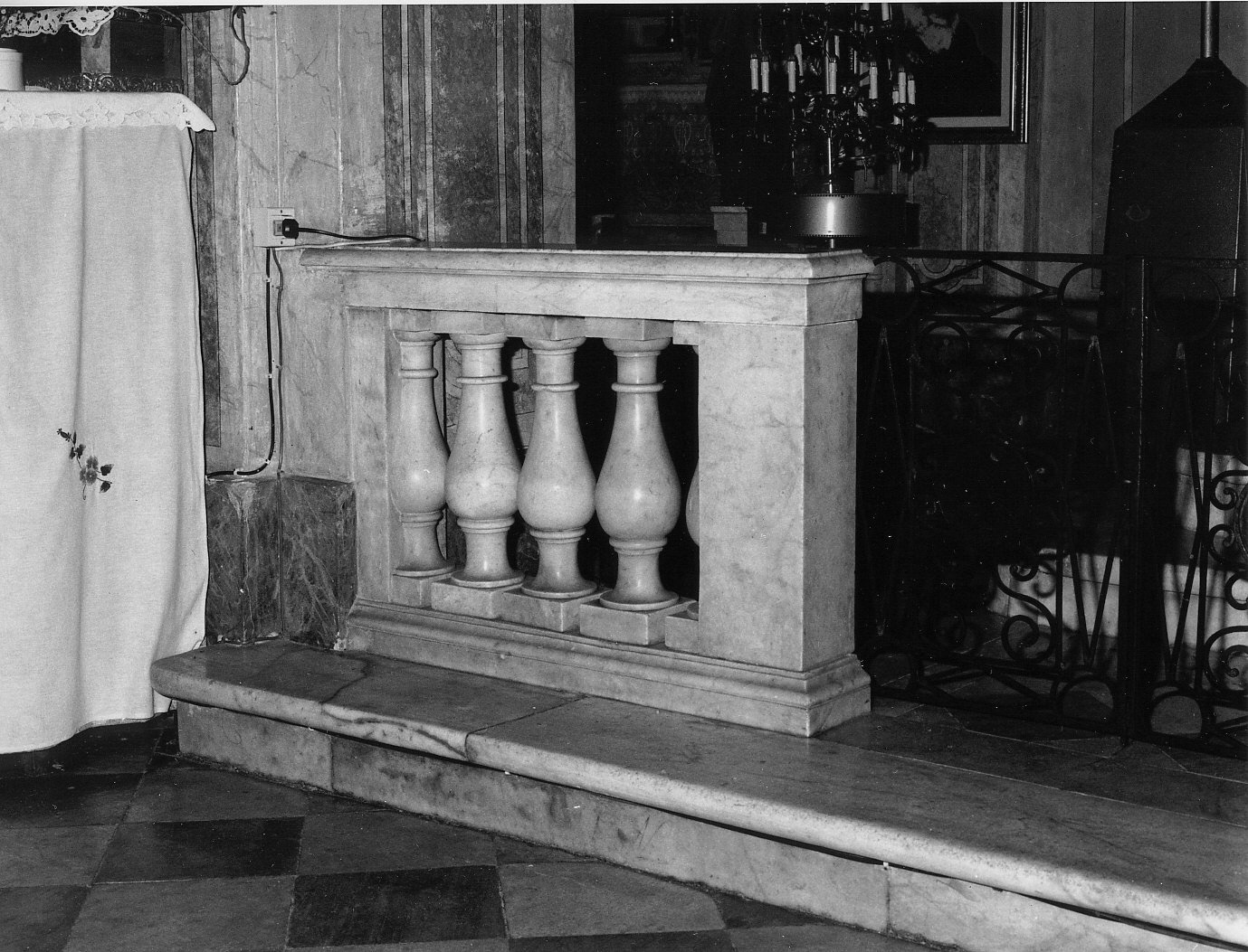 balaustrata, coppia - bottega genovese (sec. XIX)