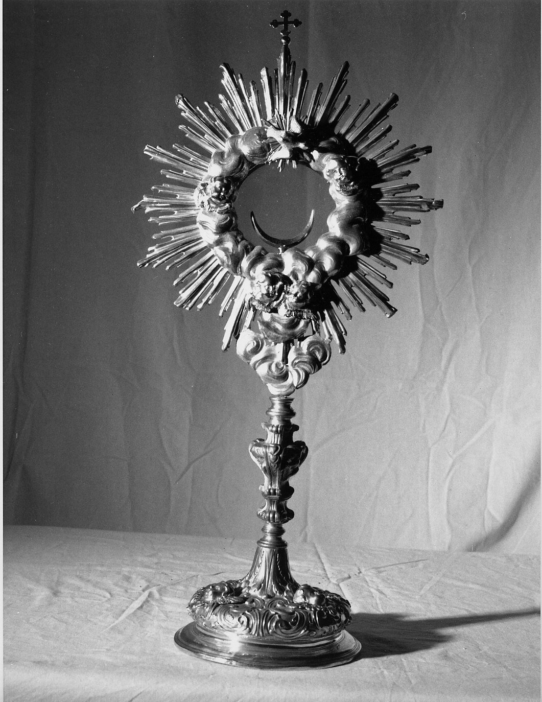 ostensorio, opera isolata - bottega genovese (sec. XVIII)