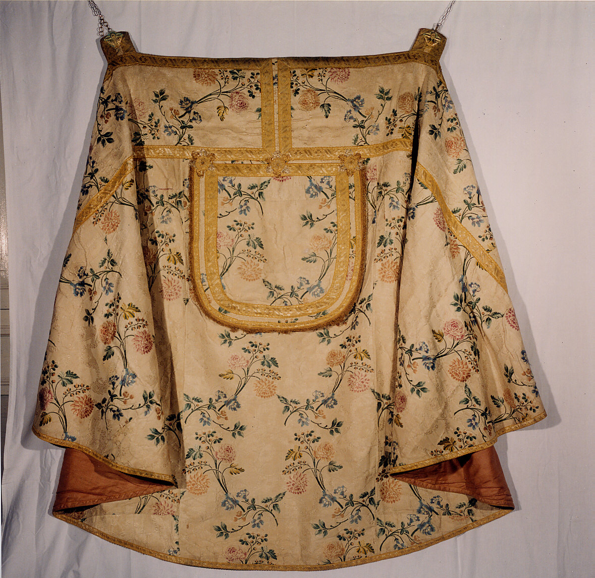 piviale, opera isolata - manifattura italiana (seconda metà sec. XVIII)