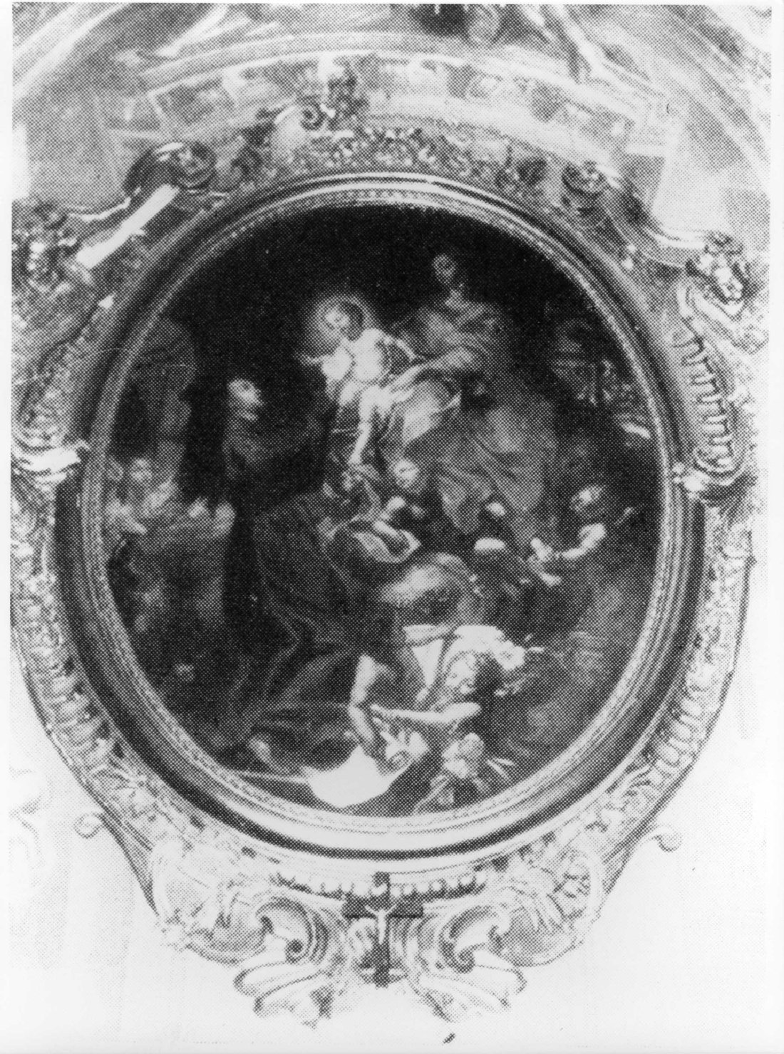 apparizione della Madonna con Bambino a Sant'Antonio da Padova (dipinto, opera isolata) di De Ferrari Lorenzo (sec. XVIII)