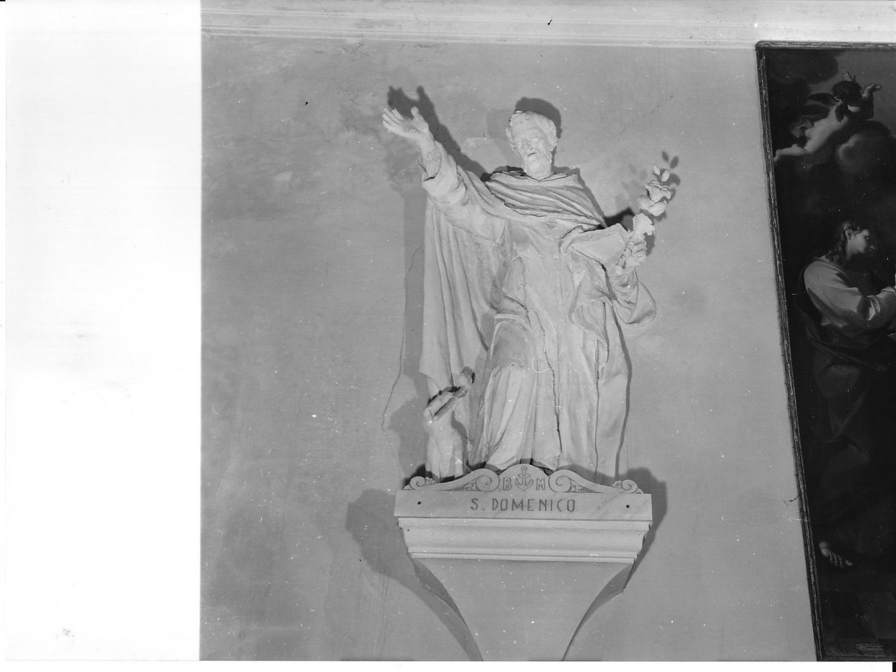 San Domenico (statua, opera isolata) - bottega ligure (inizio sec. XVIII)