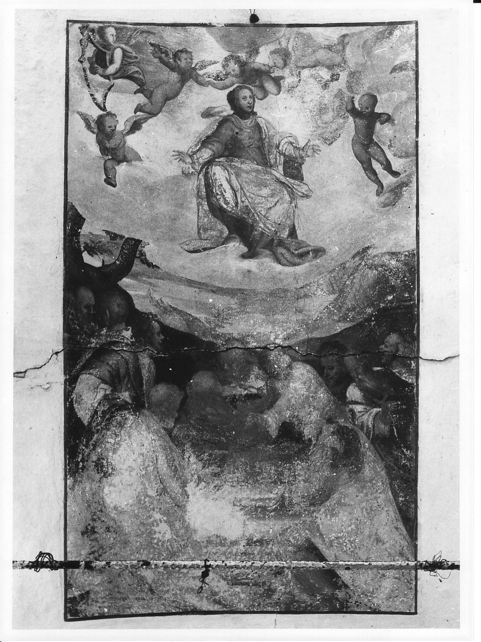 assunzione della Madonna (dipinto, ciclo) di Semino Andrea (attribuito) (fine sec. XVI)