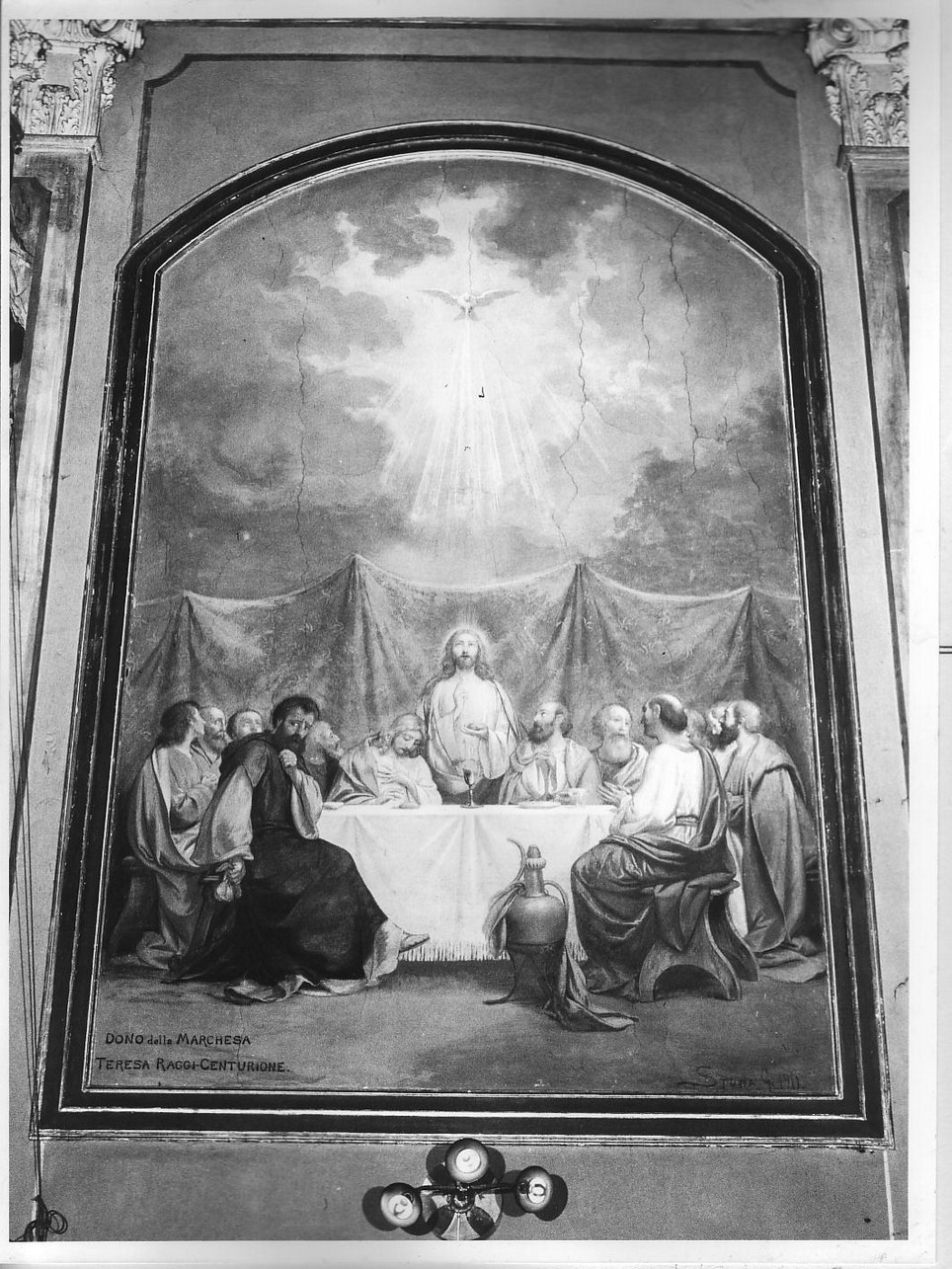 ultima cena (dipinto, opera isolata) di Stura (prima metà sec. XX)