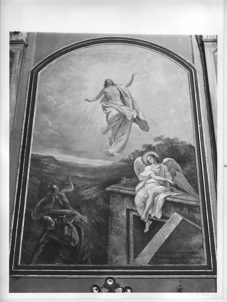 resurrezione di Cristo (dipinto, opera isolata) di Stura (prima metà sec. XX)