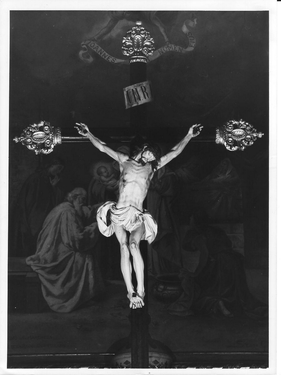 Cristo crocifisso (crocifisso, opera isolata) - bottega ligure (prima metà sec. XIX)