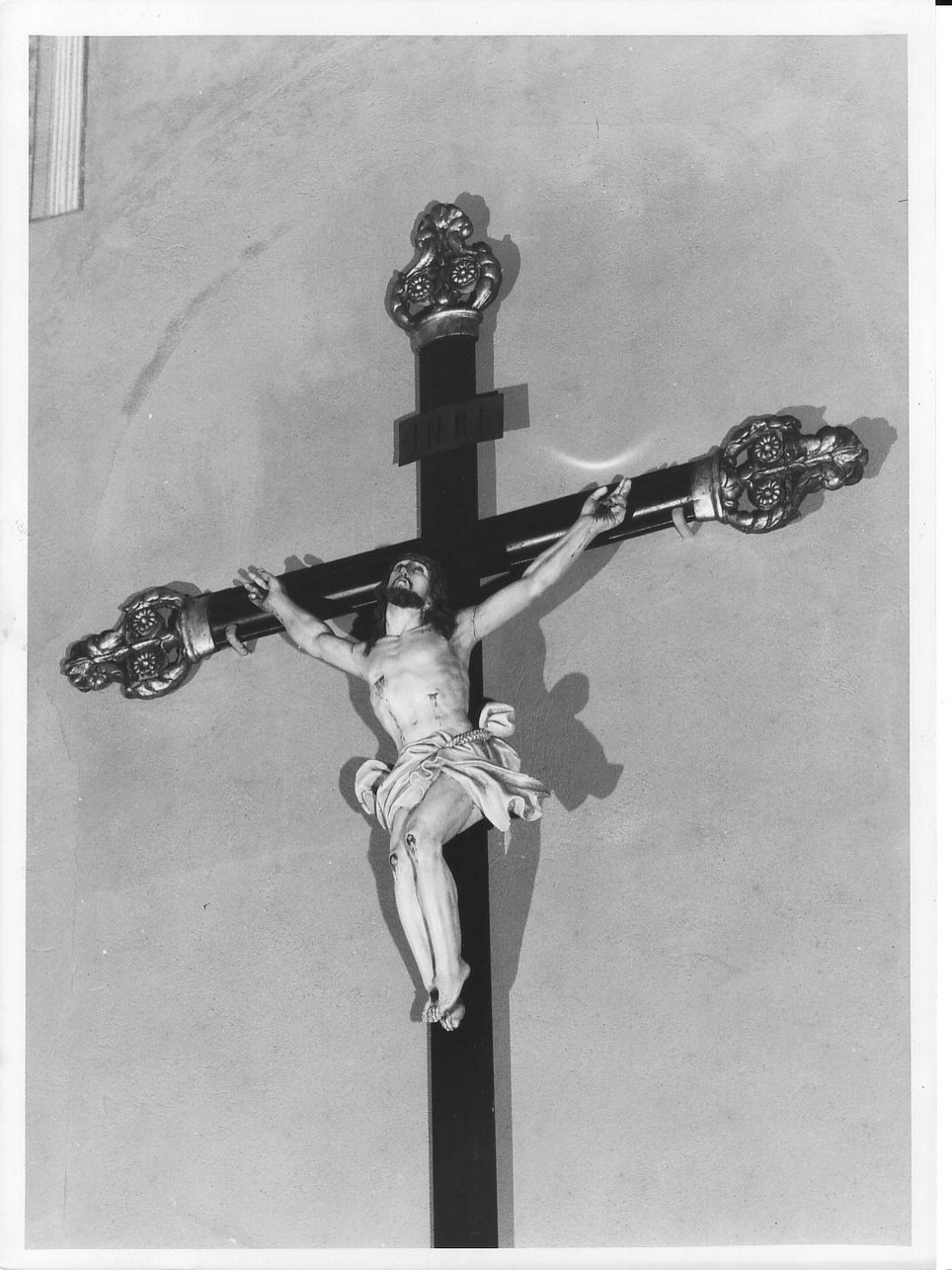 Cristo crocifisso (crocifisso, opera isolata) - bottega ligure (sec. XIX)