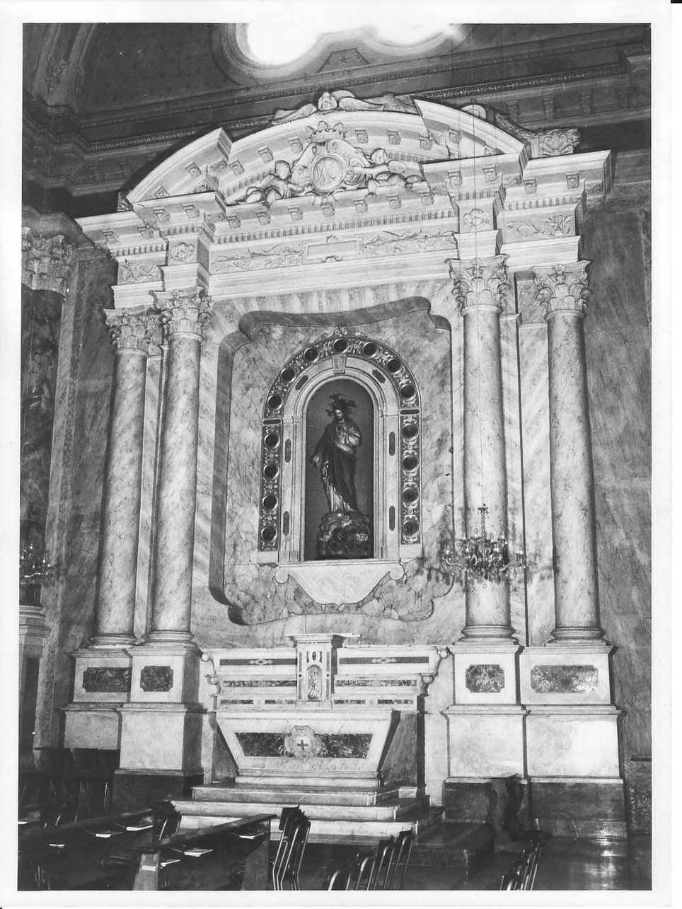 altare, insieme - bottega ligure (fine sec. XIX)