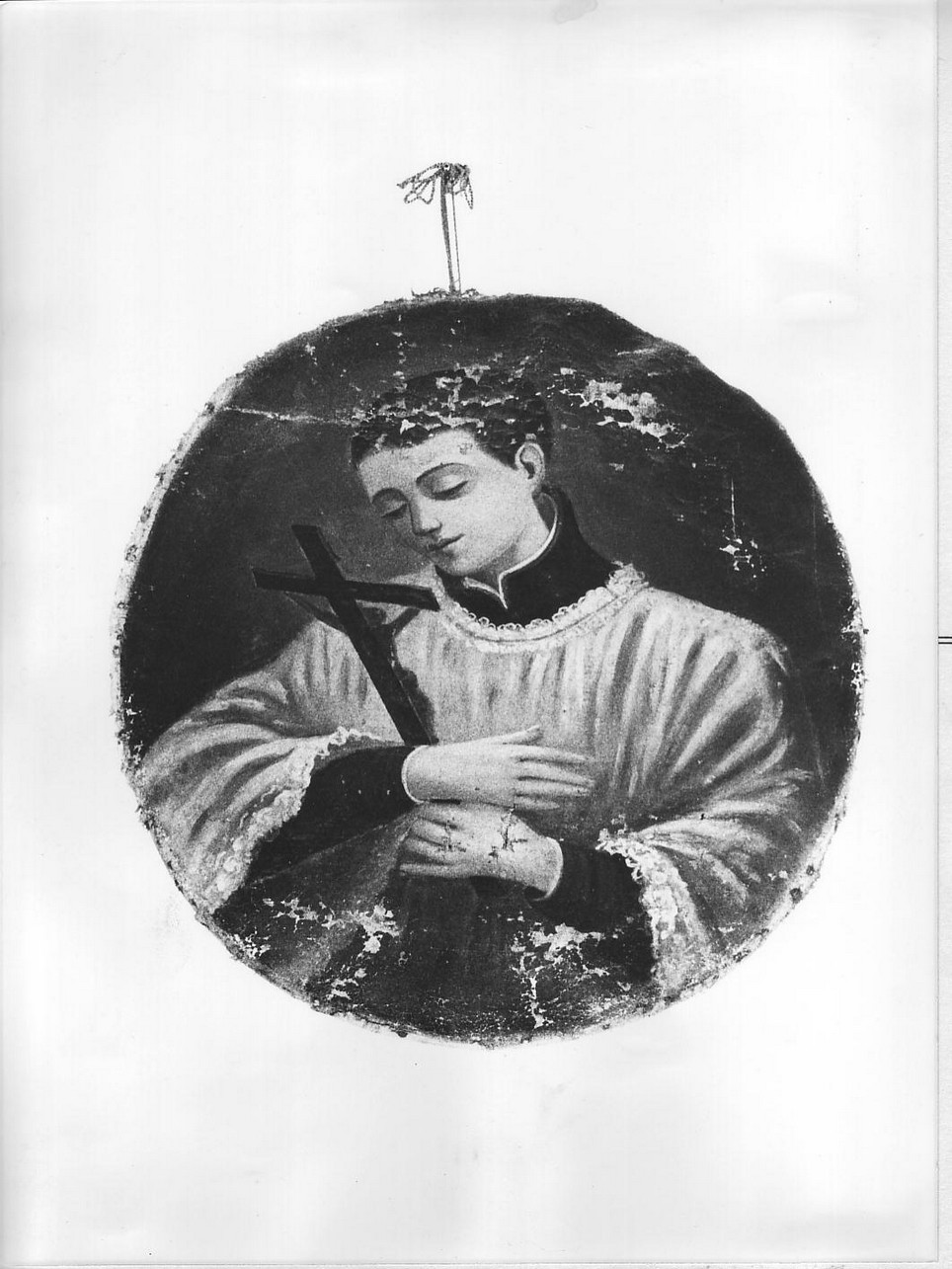 San Luigi Gonzaga (dipinto, opera isolata) - ambito ligure (sec. XVII)