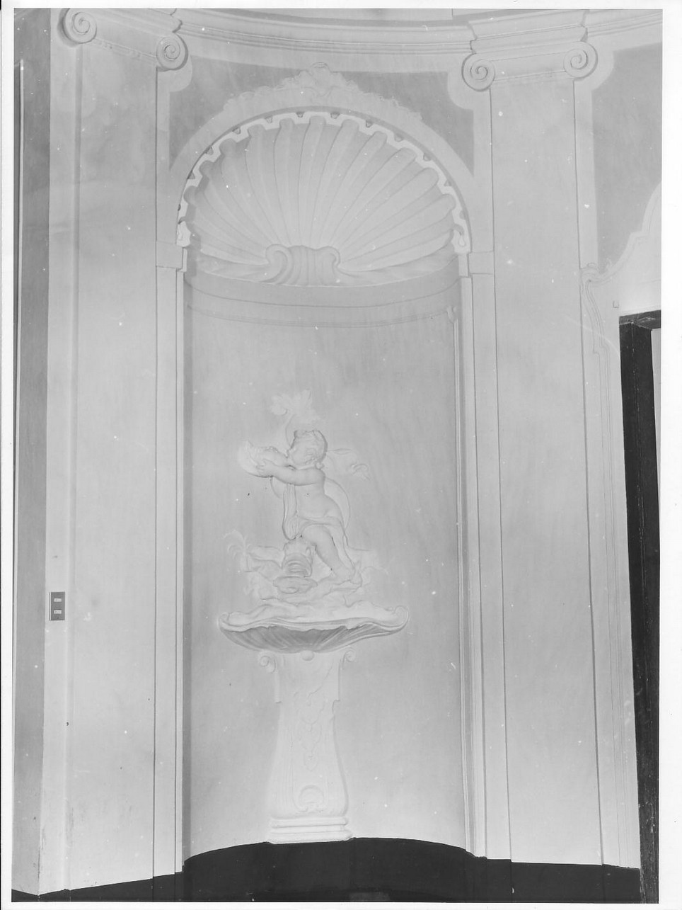 putto (decorazione plastica, coppia) - bottega ligure (sec. XVIII)