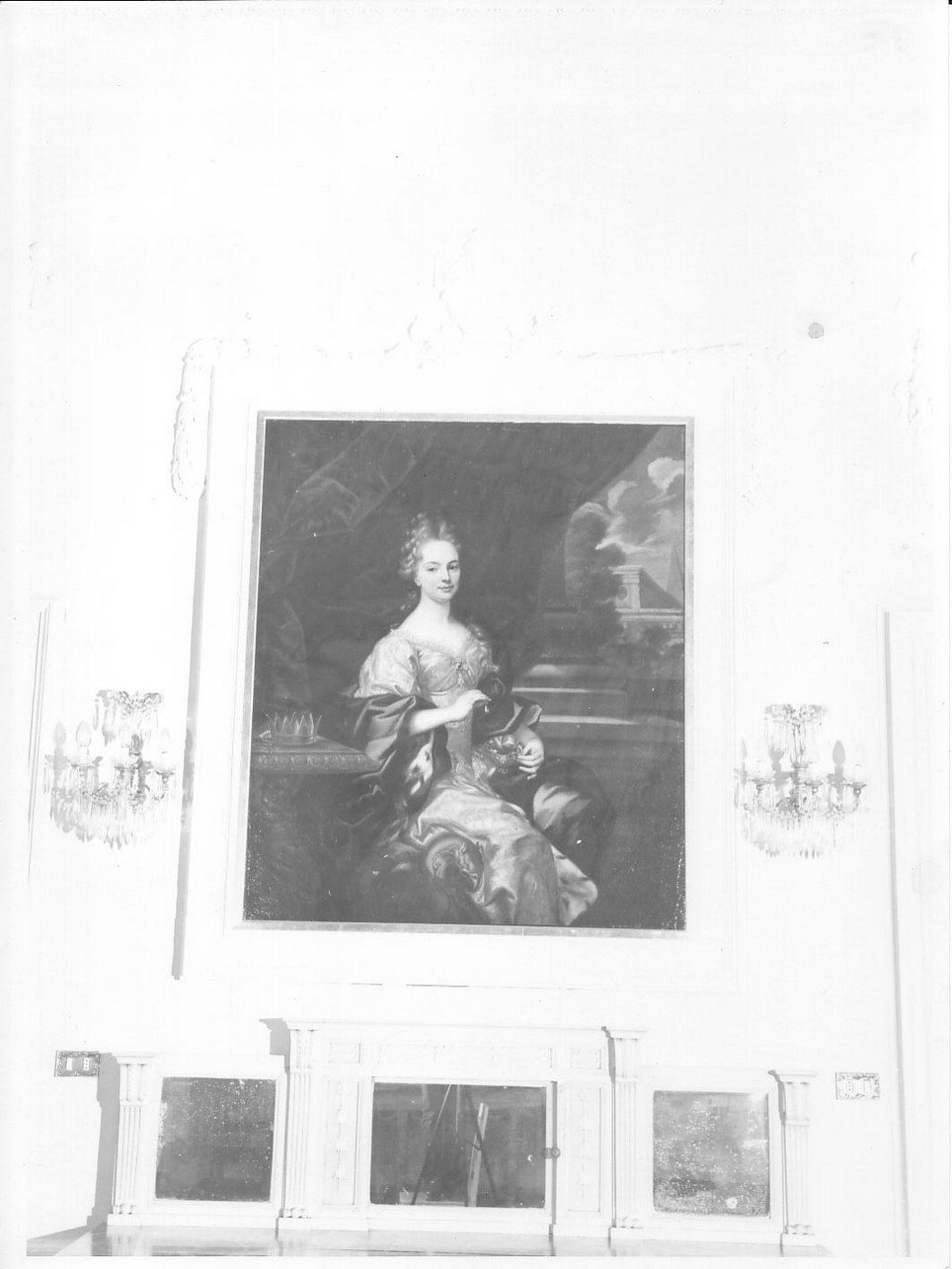 nobildonna (dipinto, opera isolata) - ambito italiano (fine/inizio secc. XVII/ XVIII)