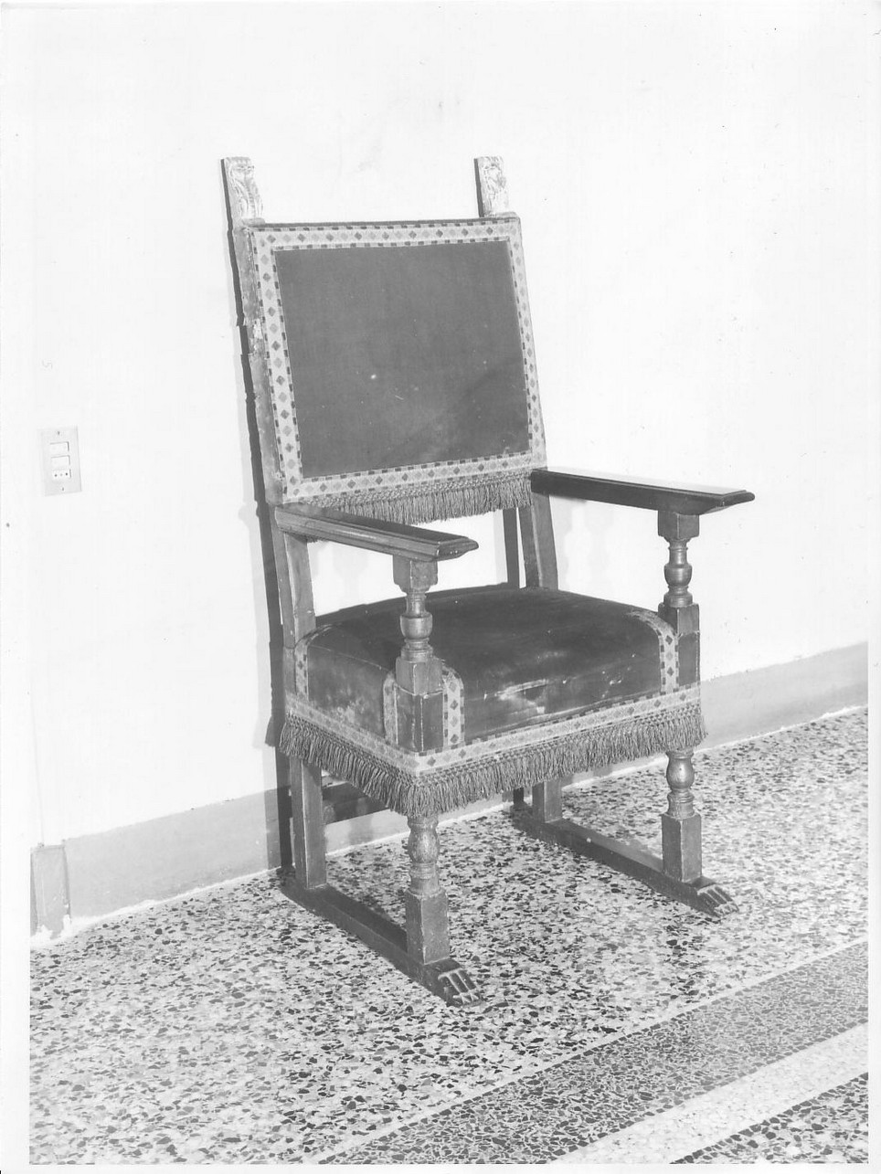 seggiolone, serie - bottega ligure (secc. XVI/ XVII)