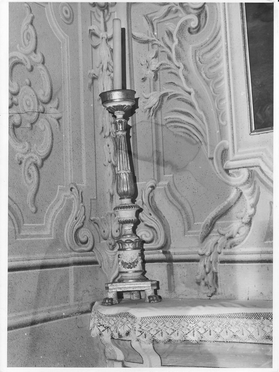 motivi decorativi vegetali (candeliere, coppia) - bottega ligure (sec. XIX)