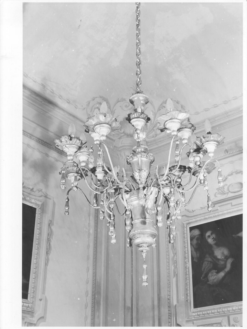 lampadario, opera isolata - bottega italiana (sec. XIX)