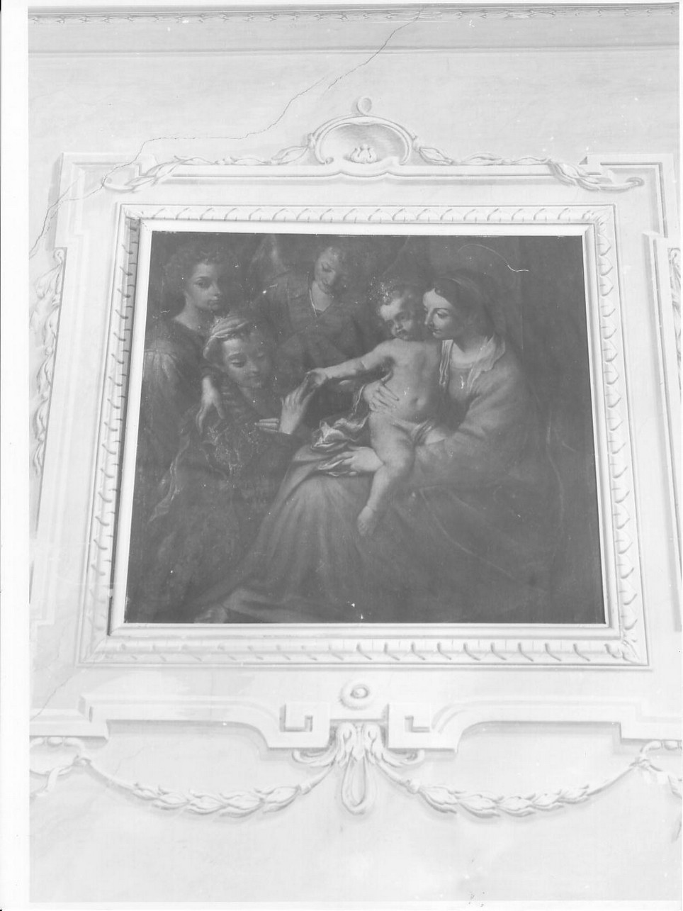 matrimonio mistico di Santa Caterina d'Alessandria (dipinto, opera isolata) - ambito italiano (prima metà sec. XVII)