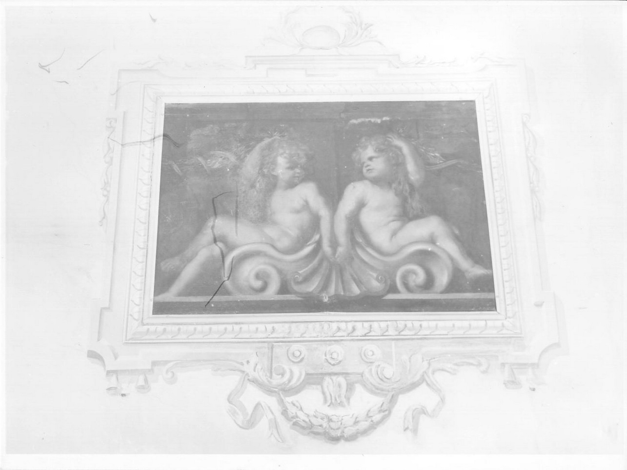 putti (dipinto, opera isolata) di Piola Domenico (bottega) (seconda metà sec. XVII)