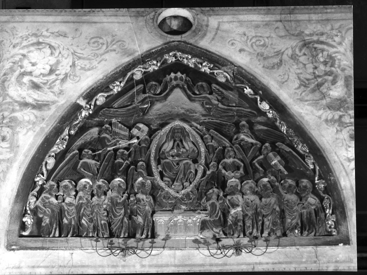 assunzione della Madonna (rilievo, opera isolata) - bottega ligure (sec. XIV)