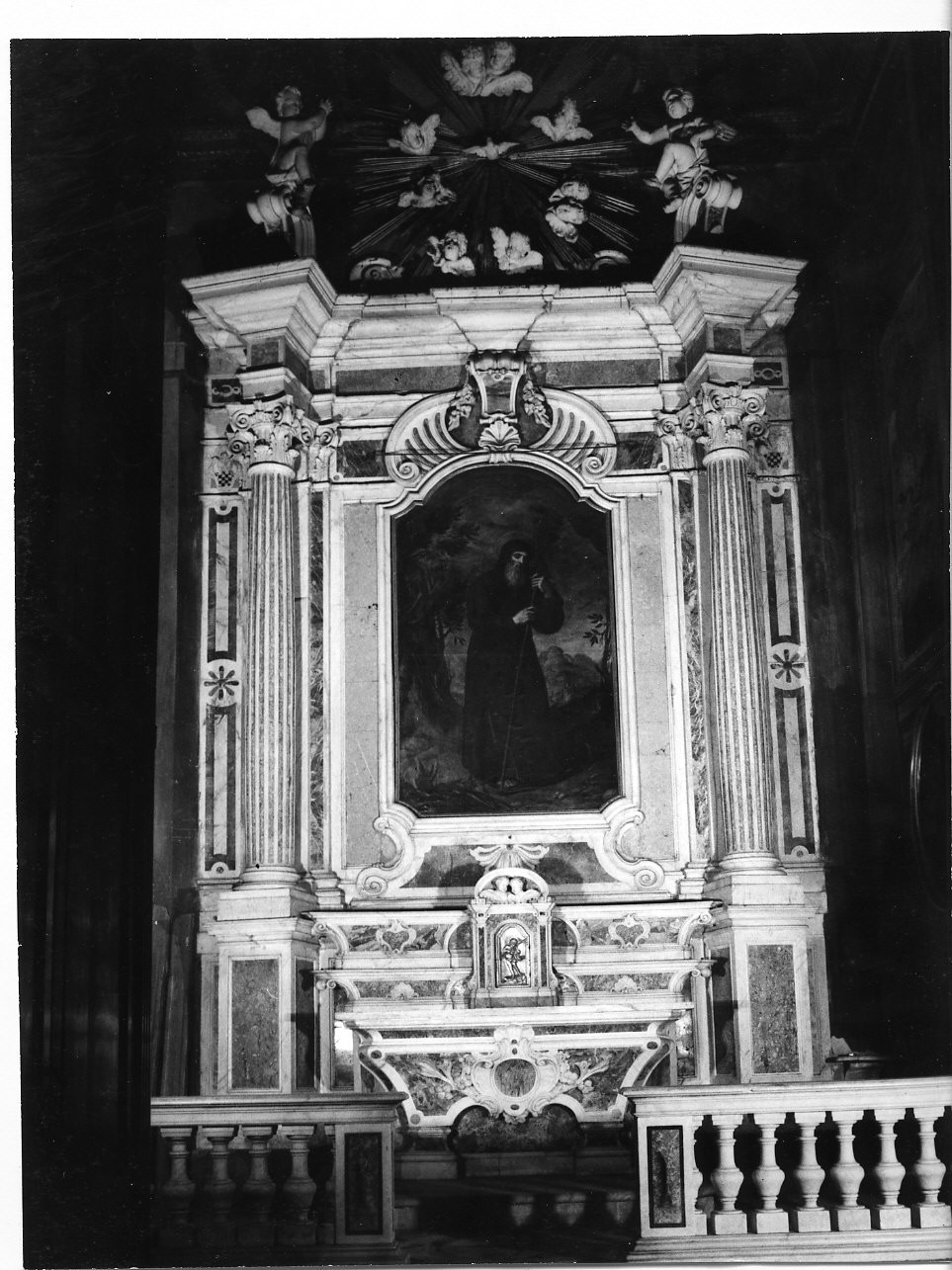 cherubini e motivi decorativi fitomorfi (altare, opera isolata) - bottega italiana (sec. XVIII)