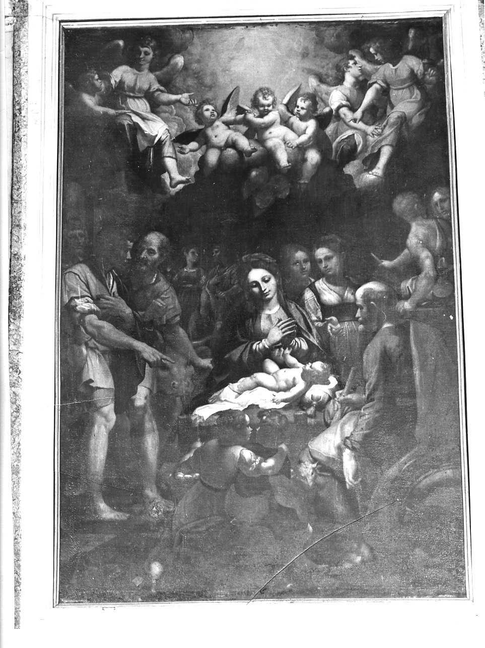 adorazione dei pastori (dipinto, opera isolata) di Castello Bernardo (sec. XVII)