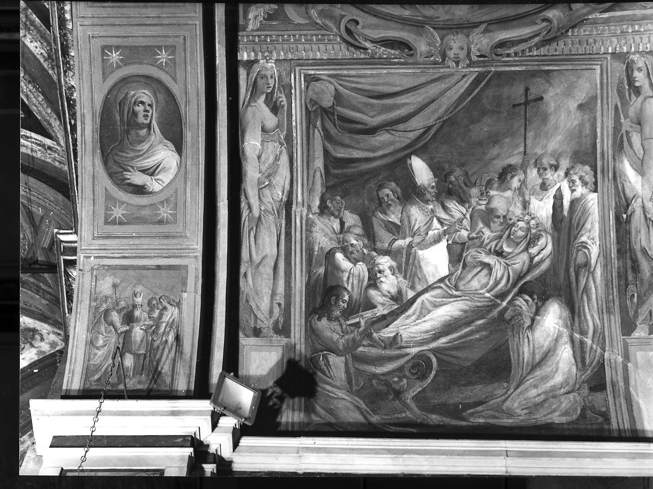 transito della Madonna (decorazione pittorica, opera isolata) di Allegrini Flaminio (sec. XVII)