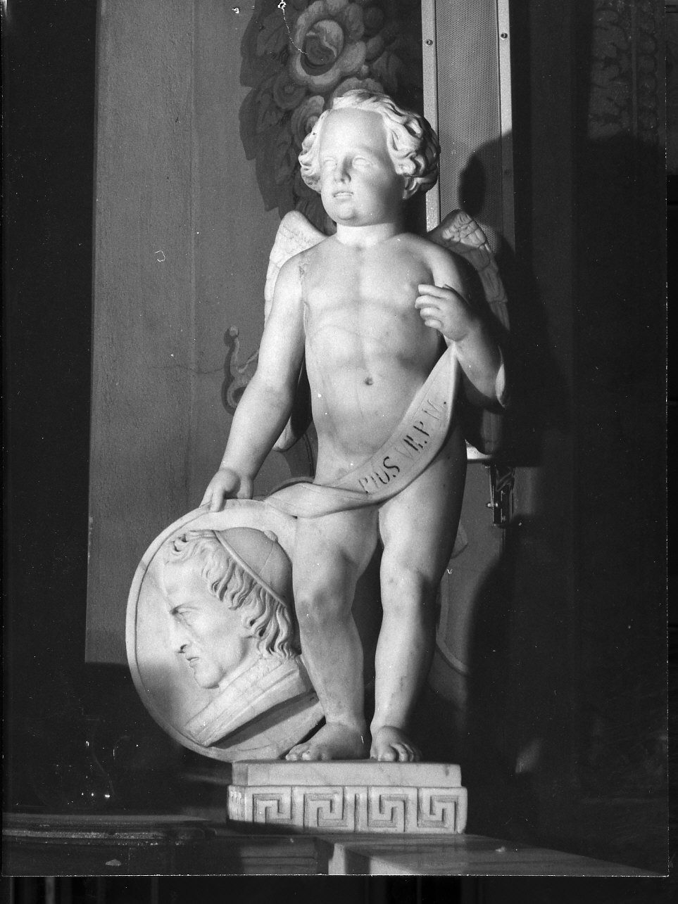angeli reggiclipeo (statua, opera isolata) di Frumento Giovanni Battista (sec. XIX)