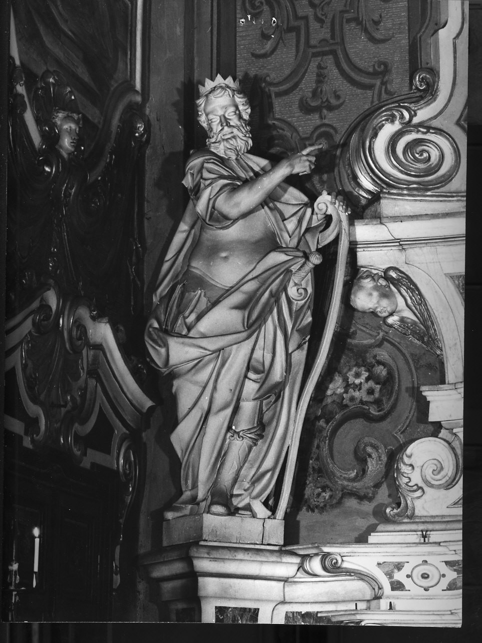 David re (statua, opera isolata) di Paleni Ernesto (sec. XIX)