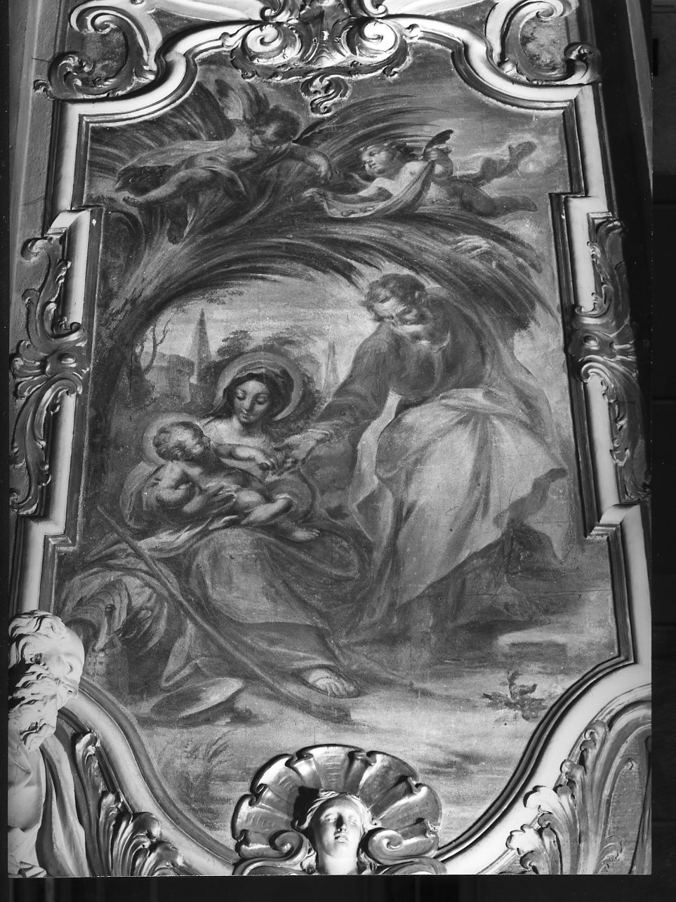 storie della vita di Maria Vergine e di Cristo (dipinto, ciclo) di Ratti Giovanni Agostino (sec. XVIII)