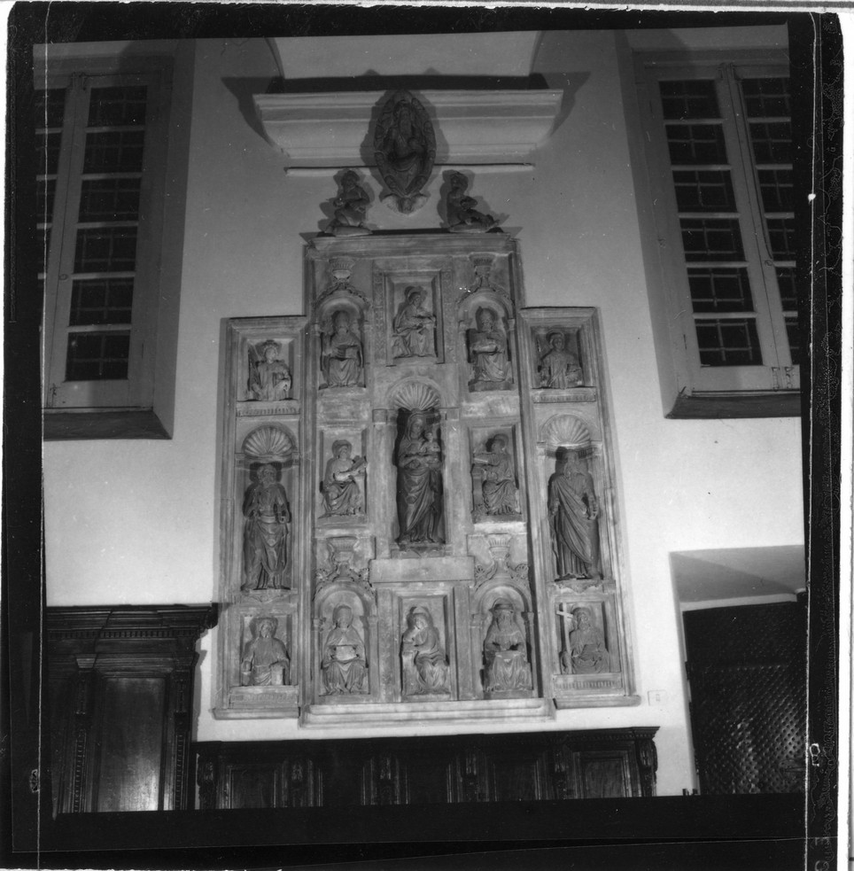 Madonna con Bambino e Santi (pala, opera isolata) - bottega lombarda (fine sec. XV)