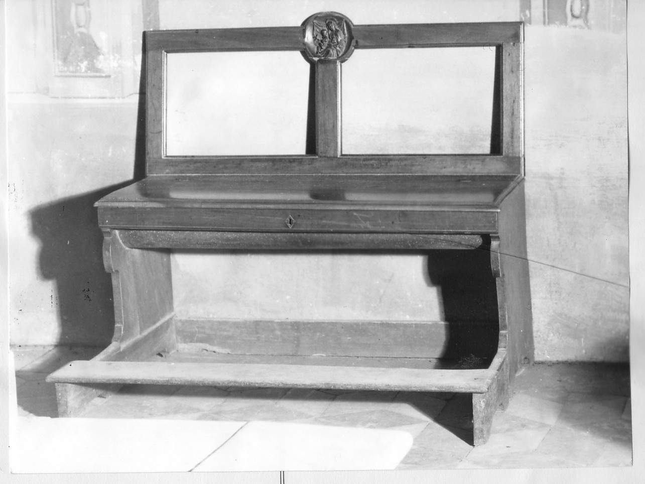 Madonna con Bambino (panca, opera isolata) - bottega ligure (sec. XVI)