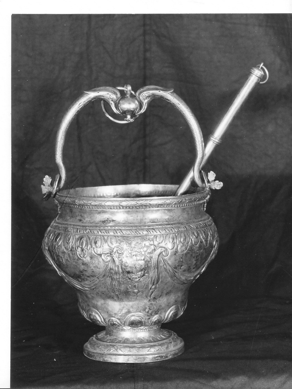 cherubini e motivi decorativi fitomorfi (servizio per aspersione, insieme) - bottega ligure (metà sec. XVIII)