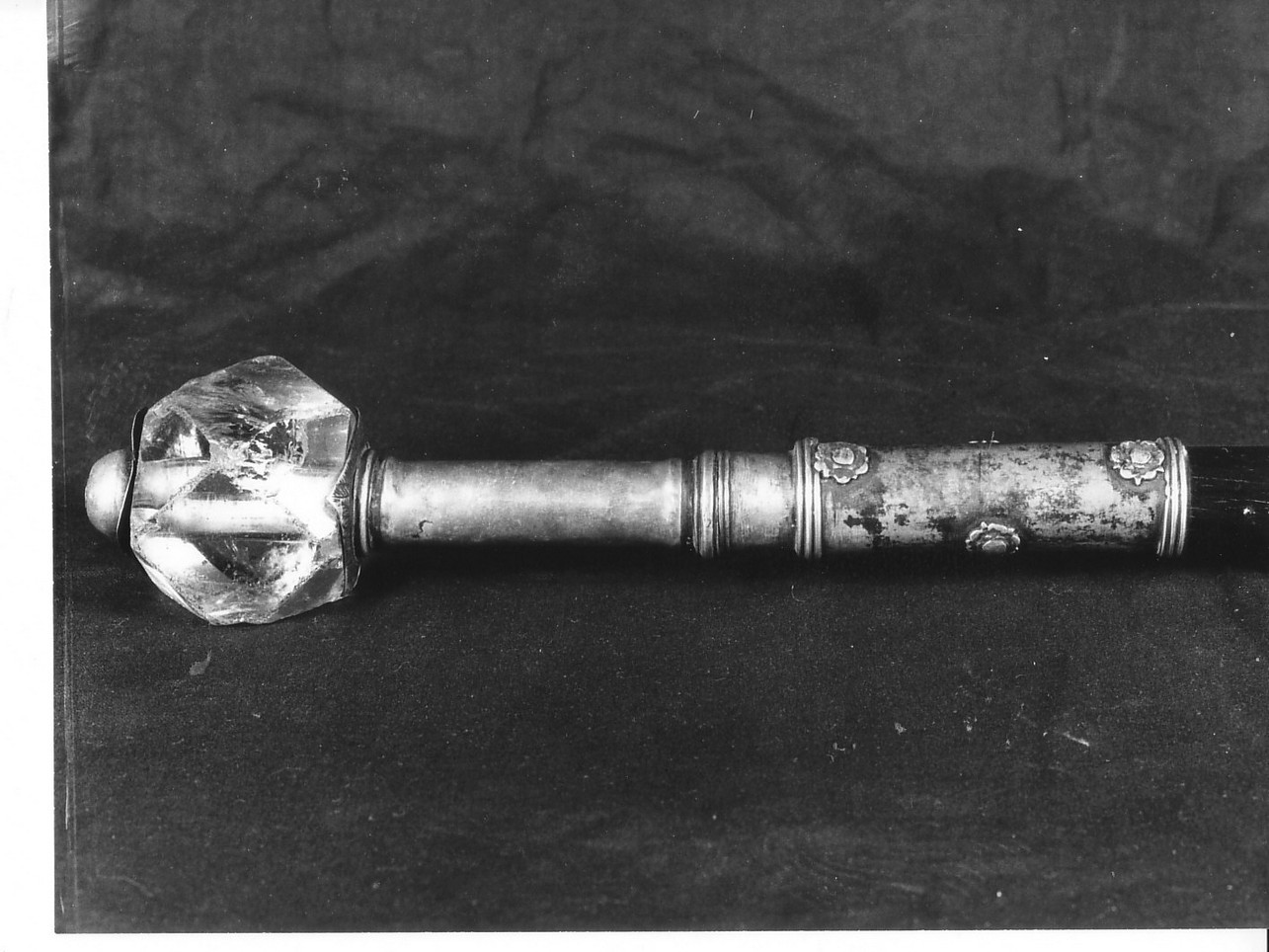 mazza da cerimonia, opera isolata - bottega ligure (metà sec. XVII)