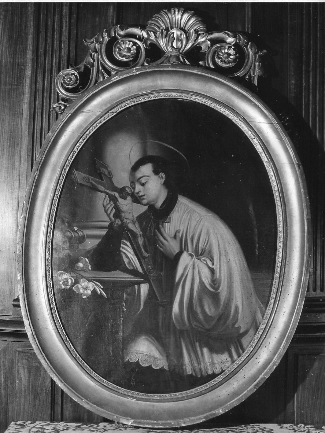 San Luigi Gonzaga (dipinto, opera isolata) - ambito italiano (primo quarto sec. XX)