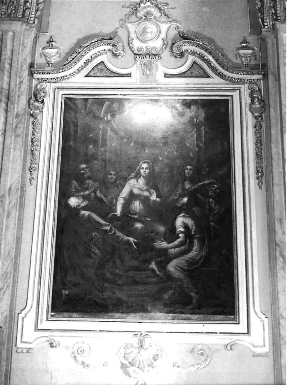 Pentecoste (dipinto, serie) di Oggero Giovanni Battista (sec. XIX)