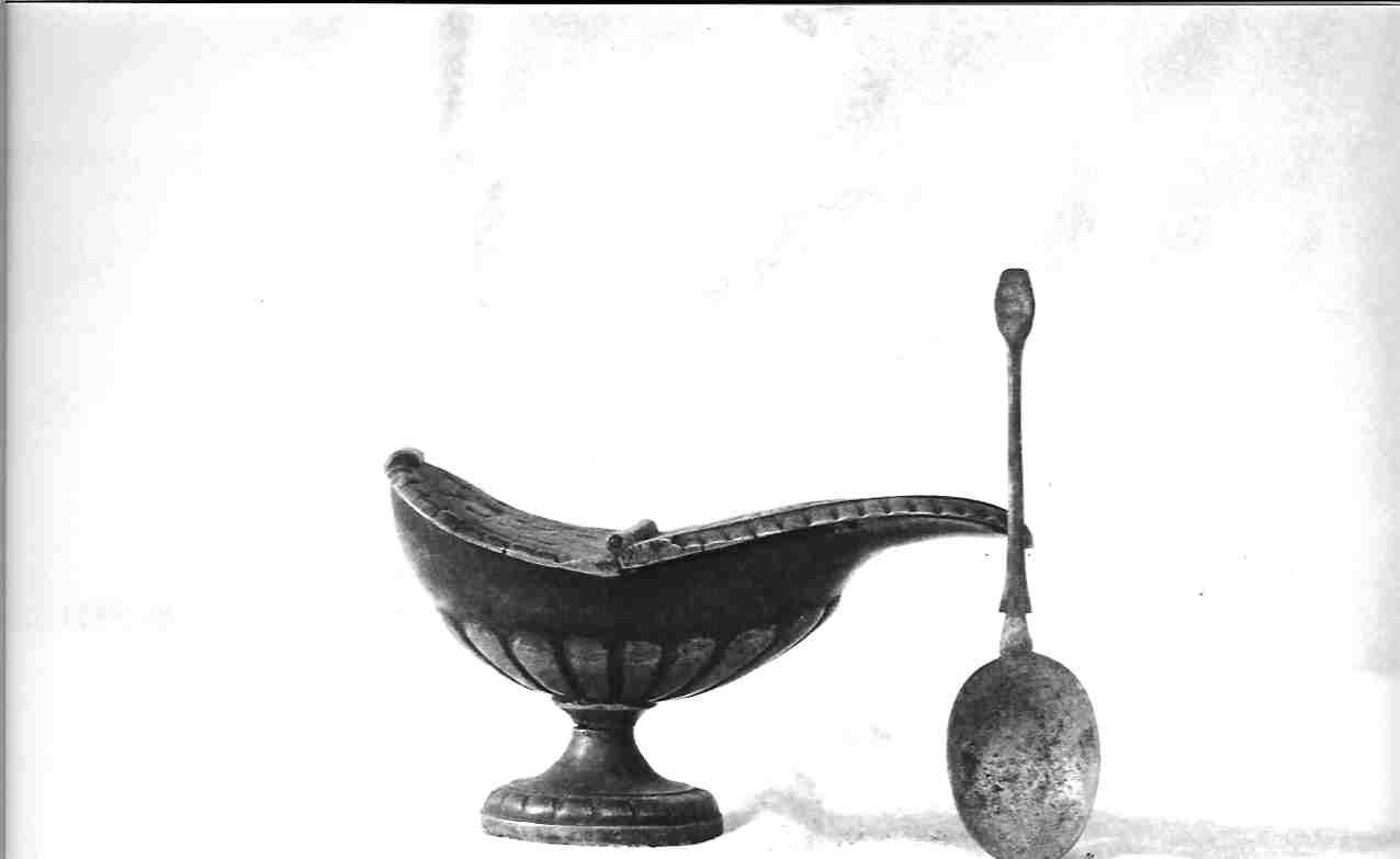 navicella portaincenso, opera isolata - bottega italiana (sec. XIX)