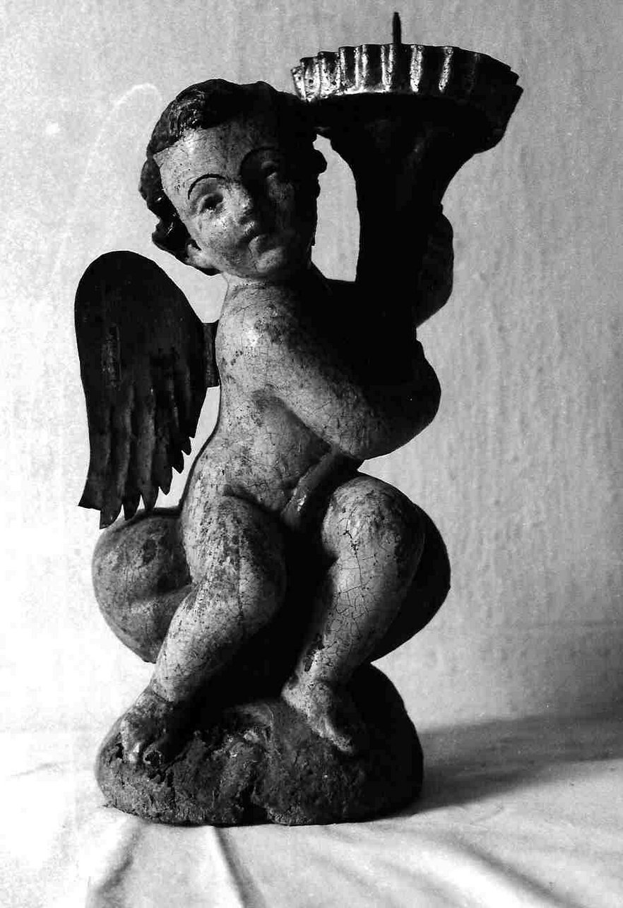 angeli (candelabro - a statuetta, coppia) - bottega ligure (sec. XVIII)