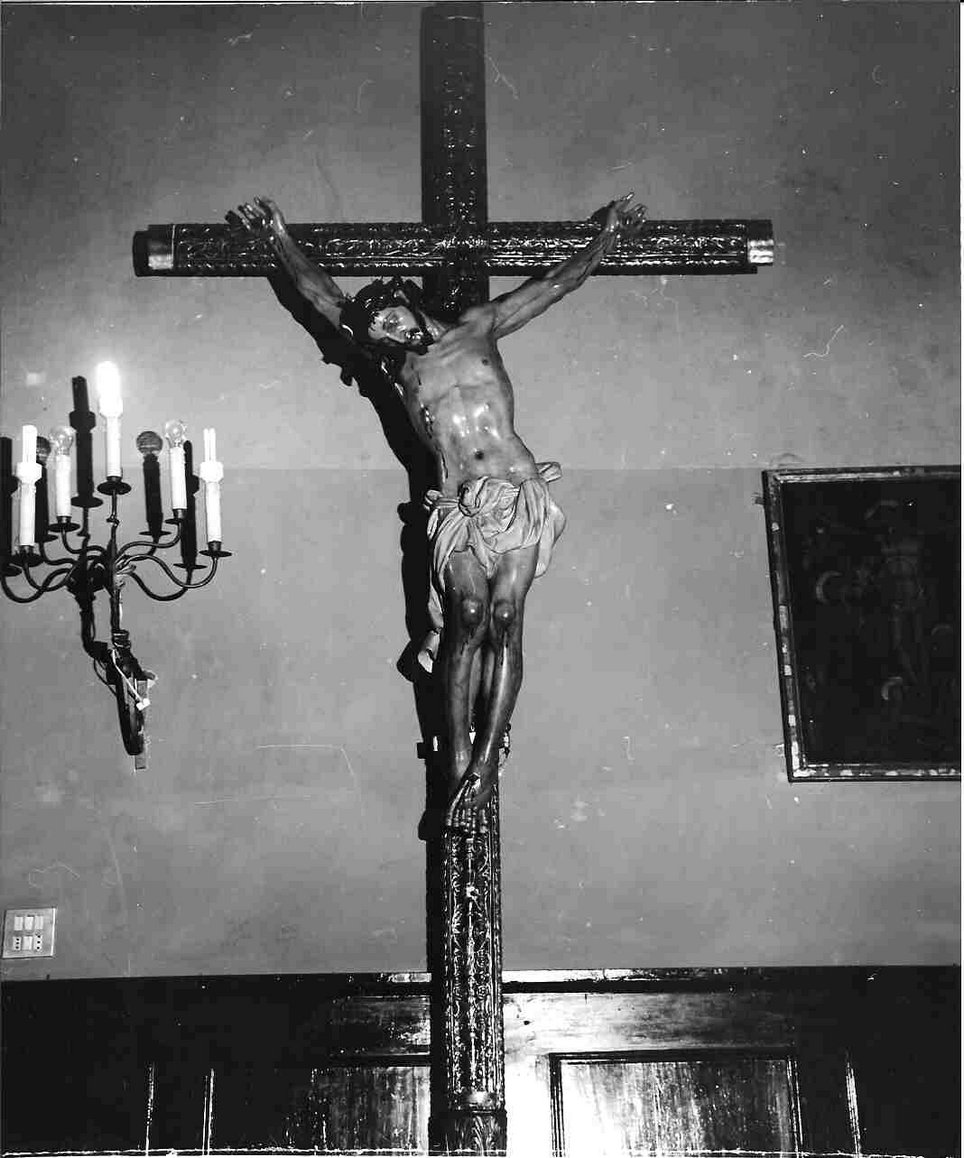 Cristo crocifisso (croce processionale) - bottega italiana (sec. XVIII)