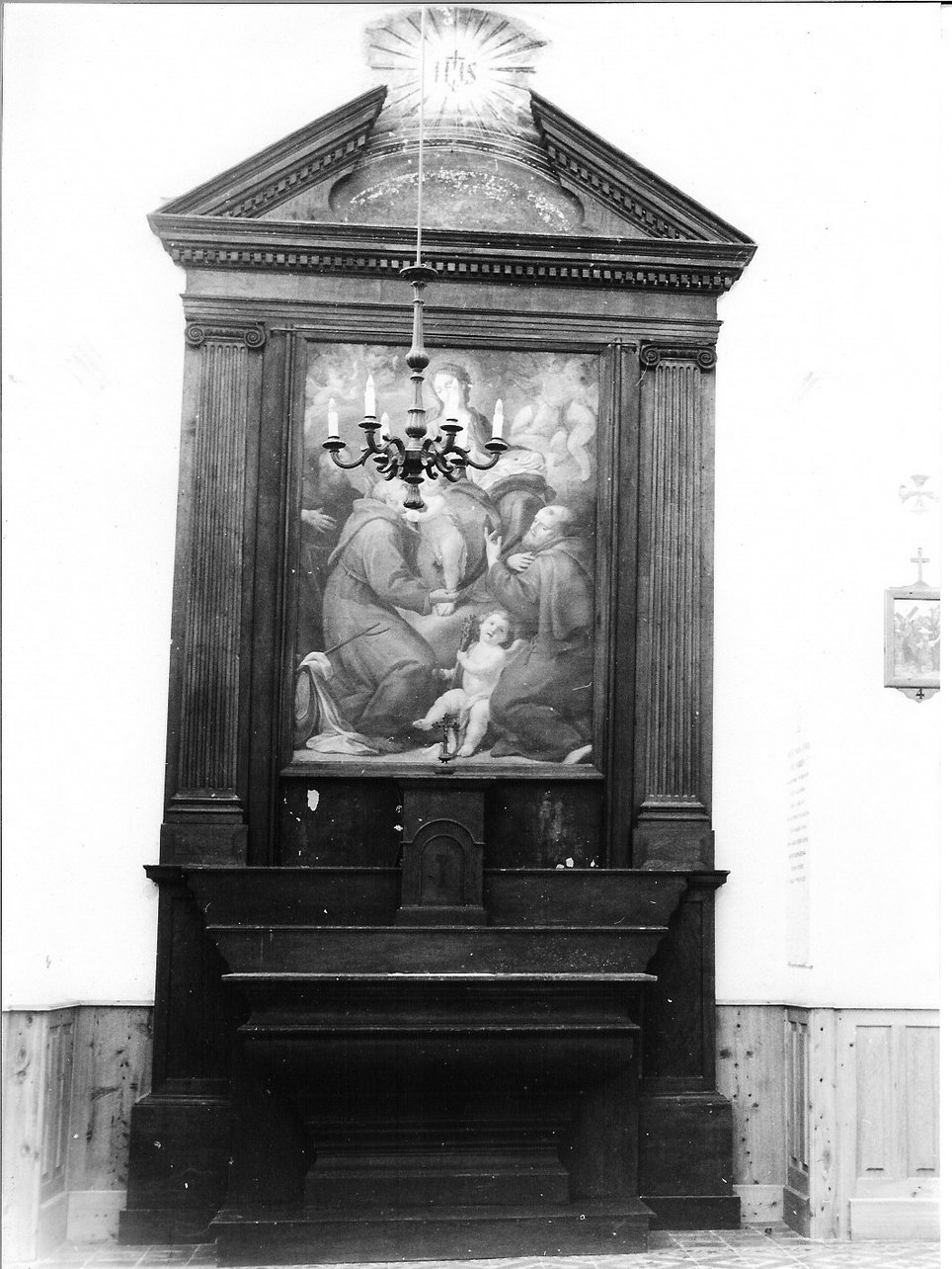 altare, elemento d'insieme - bottega cappuccina (fine sec. XVIII)