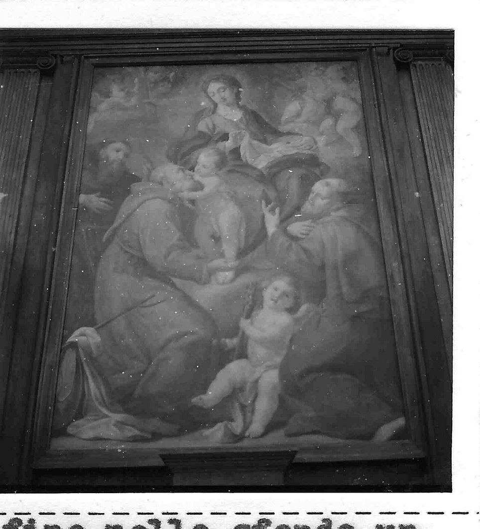 Madonna con Bambino e Santi (dipinto, elemento d'insieme) - ambito ligure (seconda metà sec. XVIII)