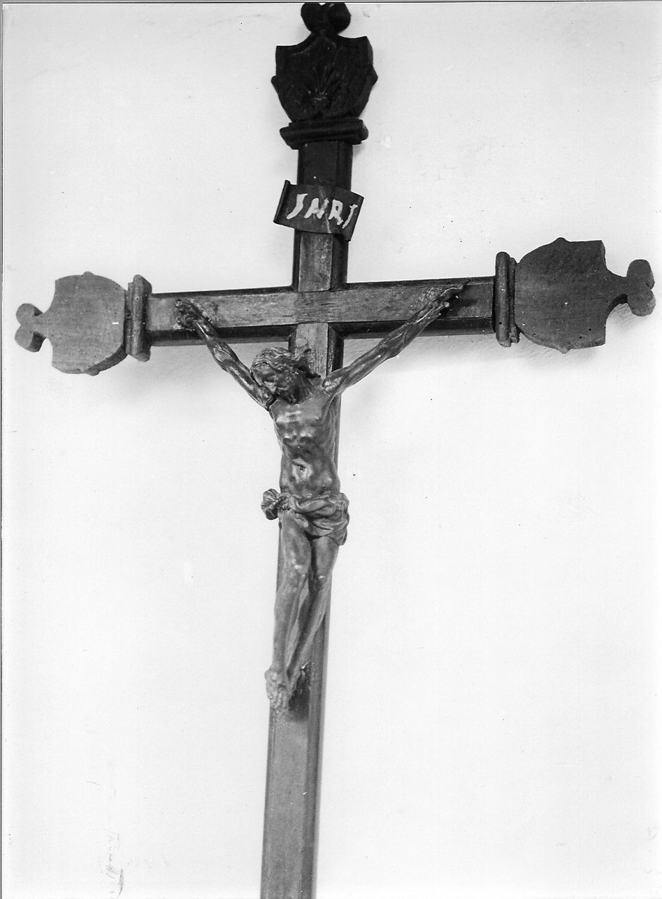 crocifisso, opera isolata - bottega romana (seconda metà sec. XVII)