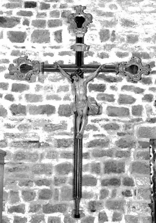 croce processionale, opera isolata - bottega ligure (sec. XVIII)